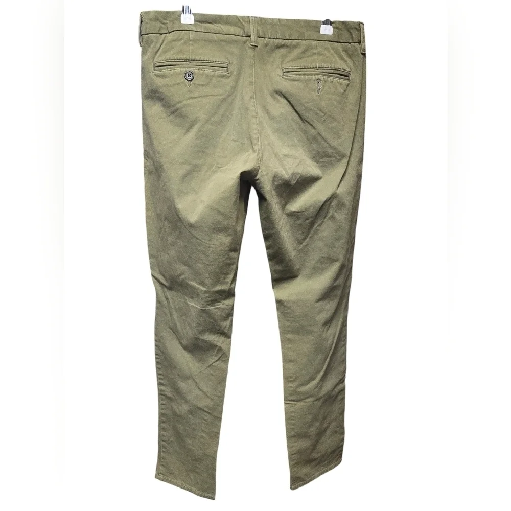 Taylrd Tech Chino Pants Taylrd Fit Olive Green Men's Size 33 X 34